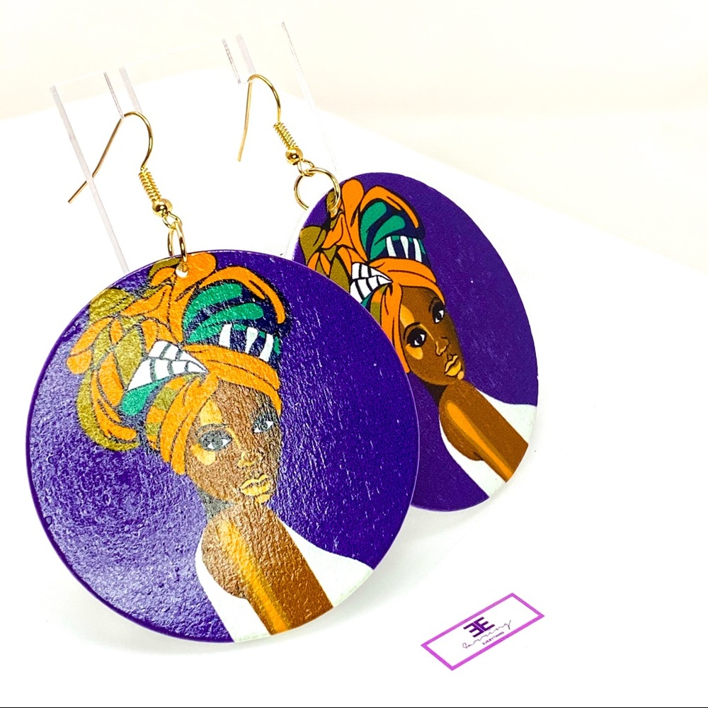 Nubian Hoops - Picture 4 of 7